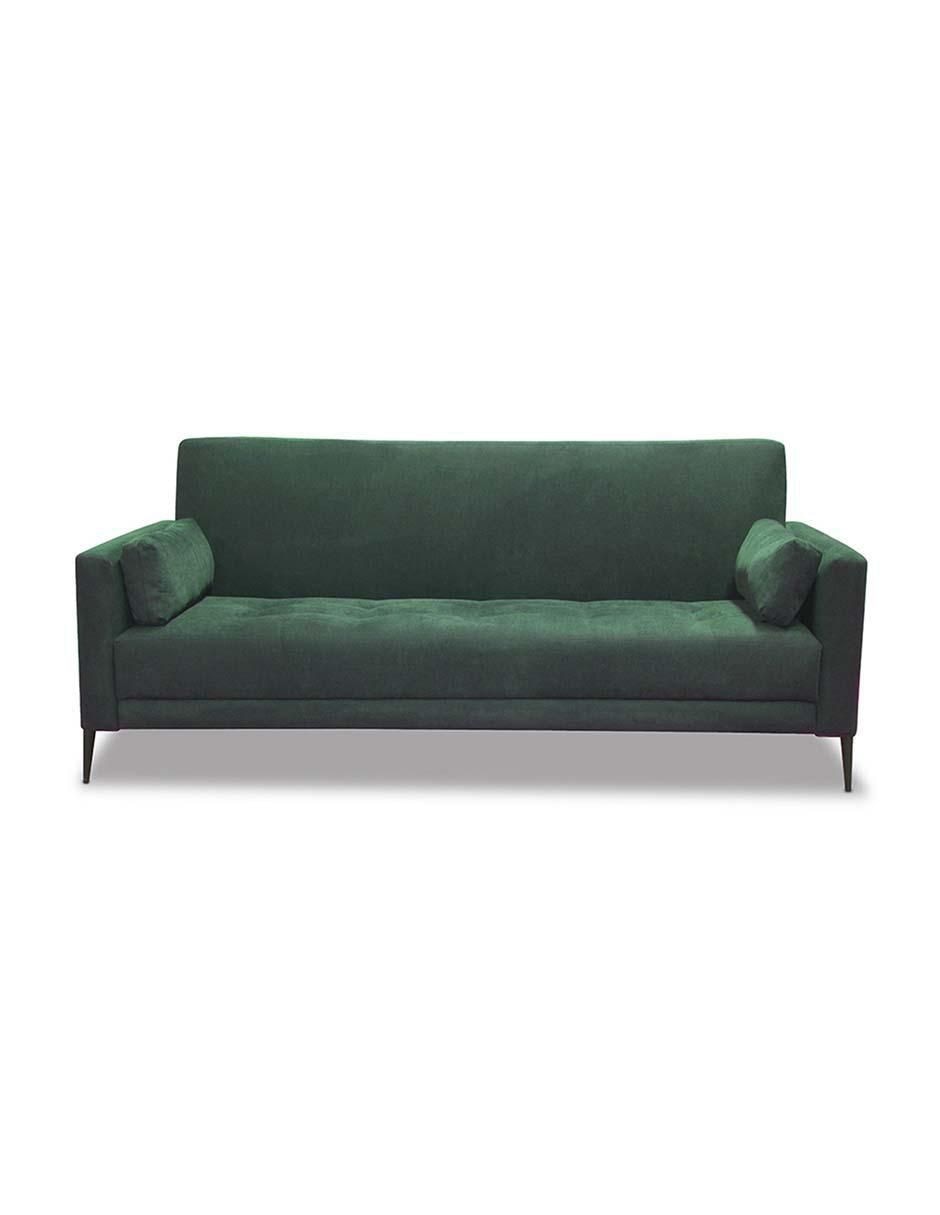 Sofá cama armable de madera y tela Sofá cama armable de madera y tela