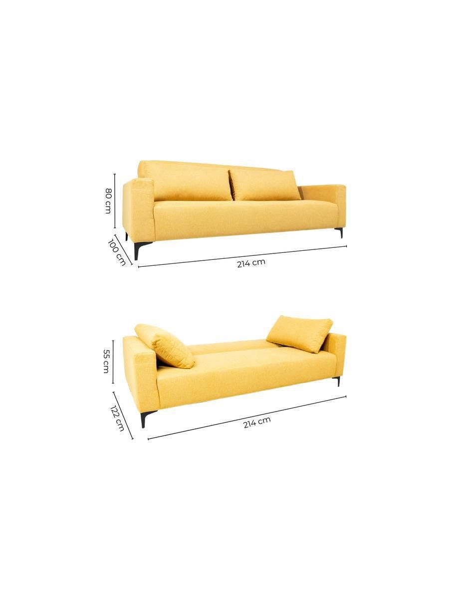 Sofá cama Sabina de tela 8