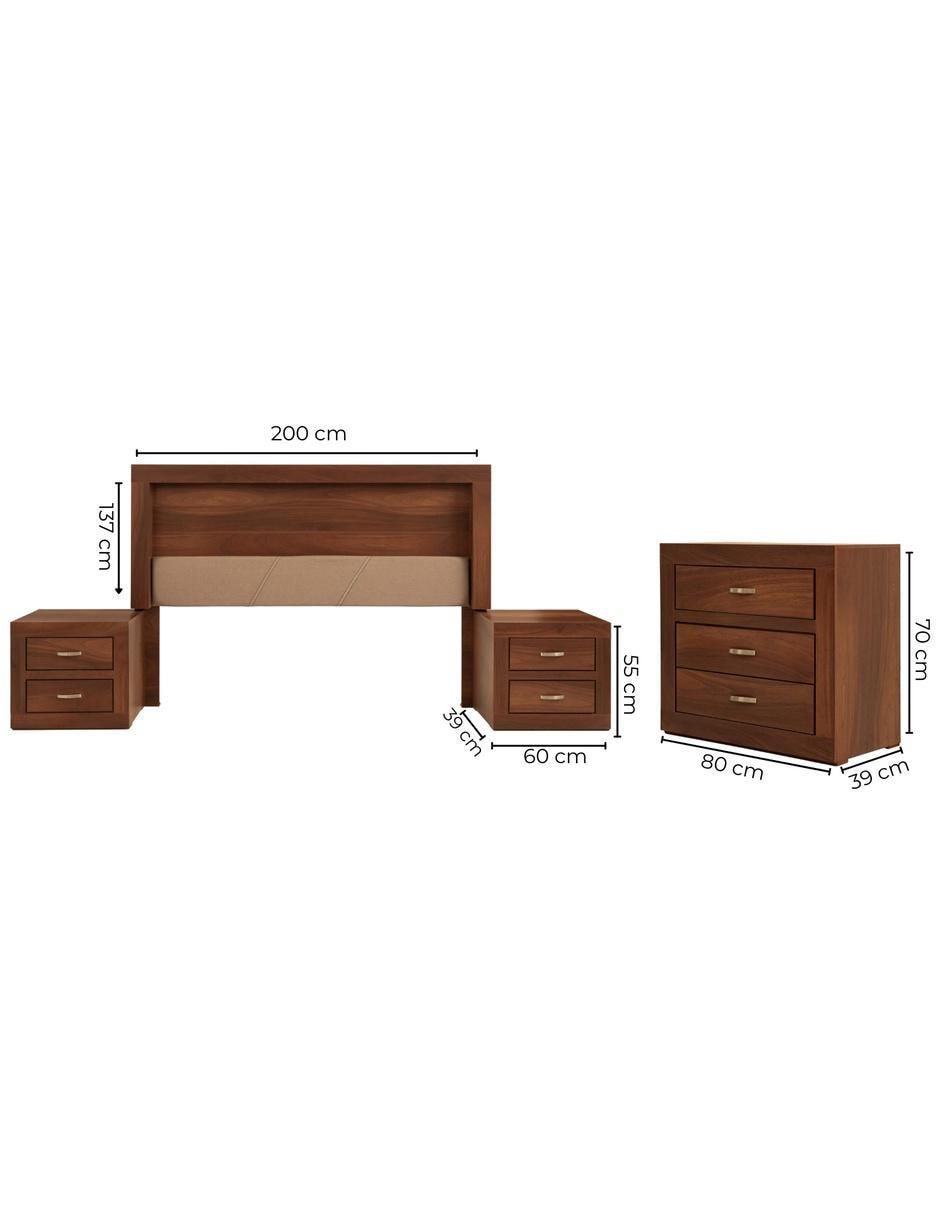 Set recámara valentina de MDF 8