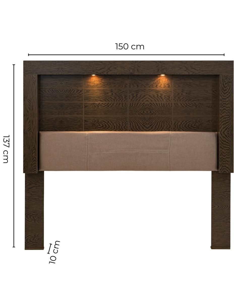 Cabecera Pamela de MDF 6