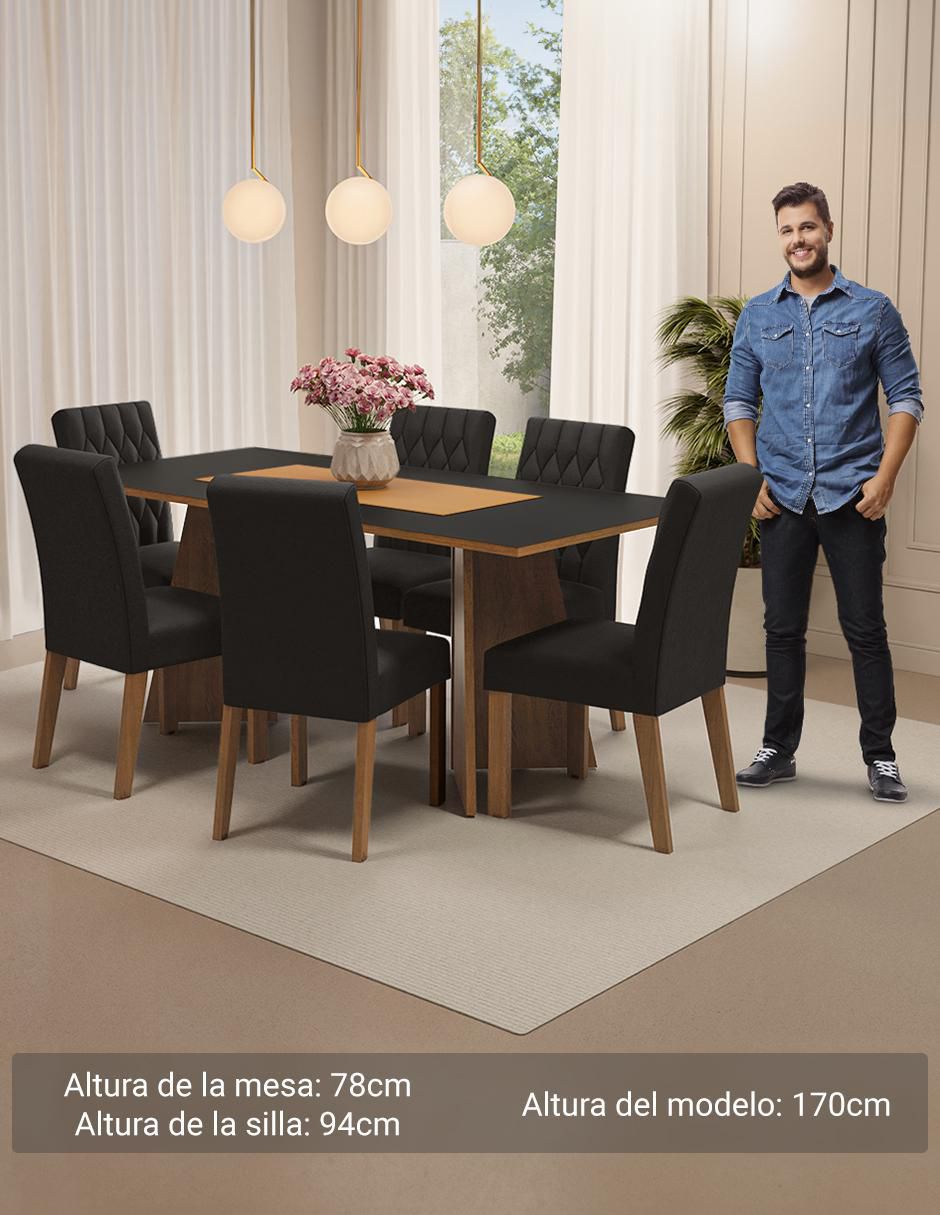 Comedor Madison para 6 personas 9