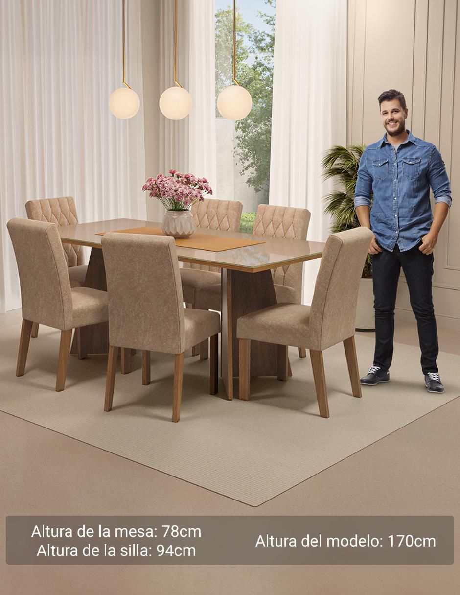 Comedor Marissa para 6 personas 9