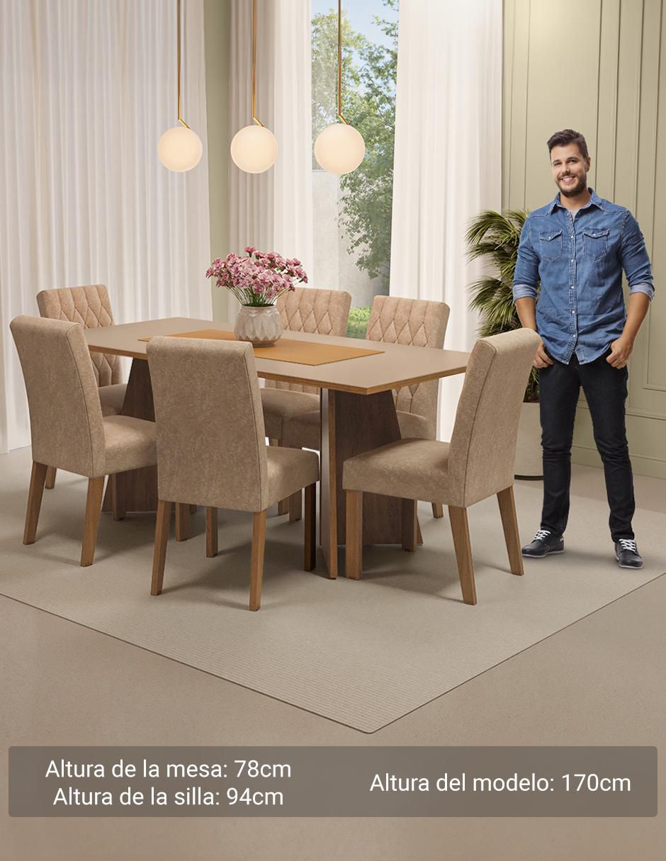 Comedor Madison para 6 personas 10