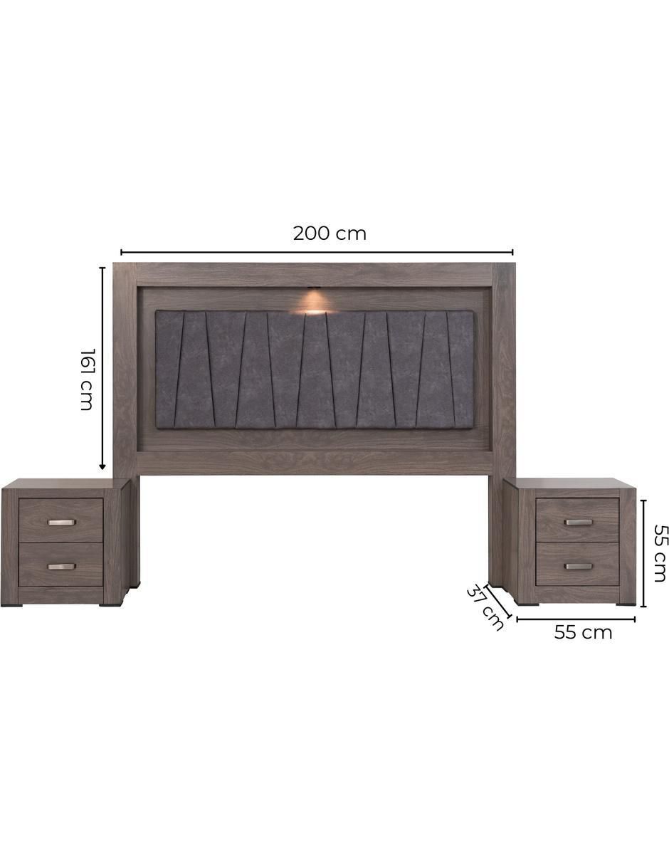 Set recámara Vizela de mdf 9