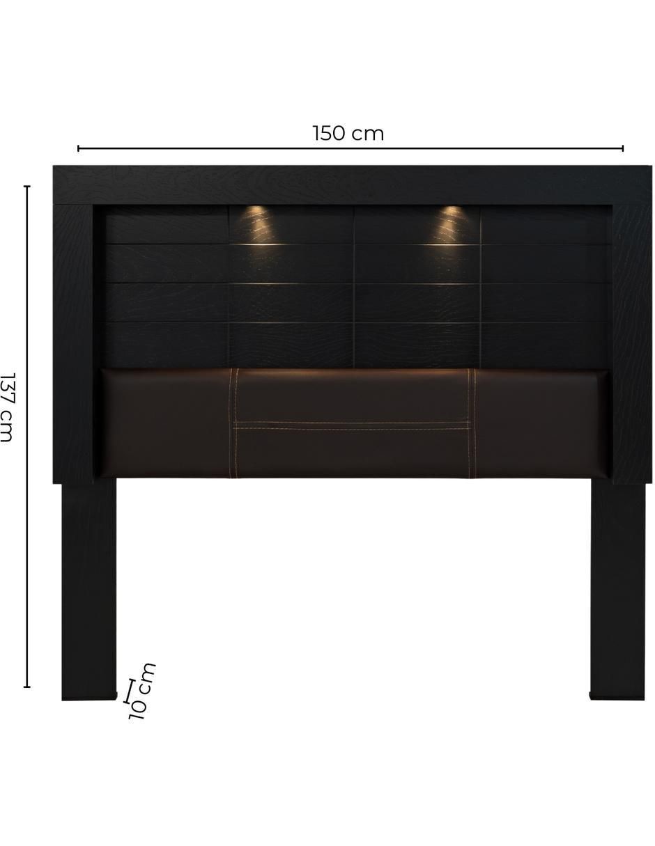 Cabecera Pamela de MDF 7