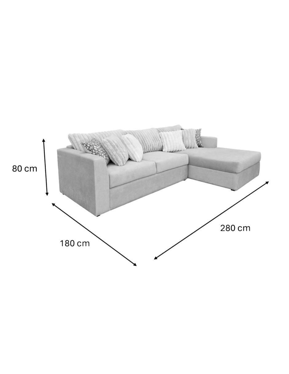 Sala modular portofino ahvita "de" microfibra