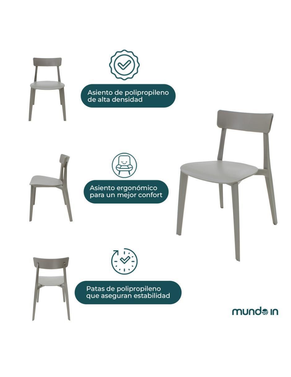 "comedor" lodi exterior mundo in "para" 4 personas "de" polipropileno