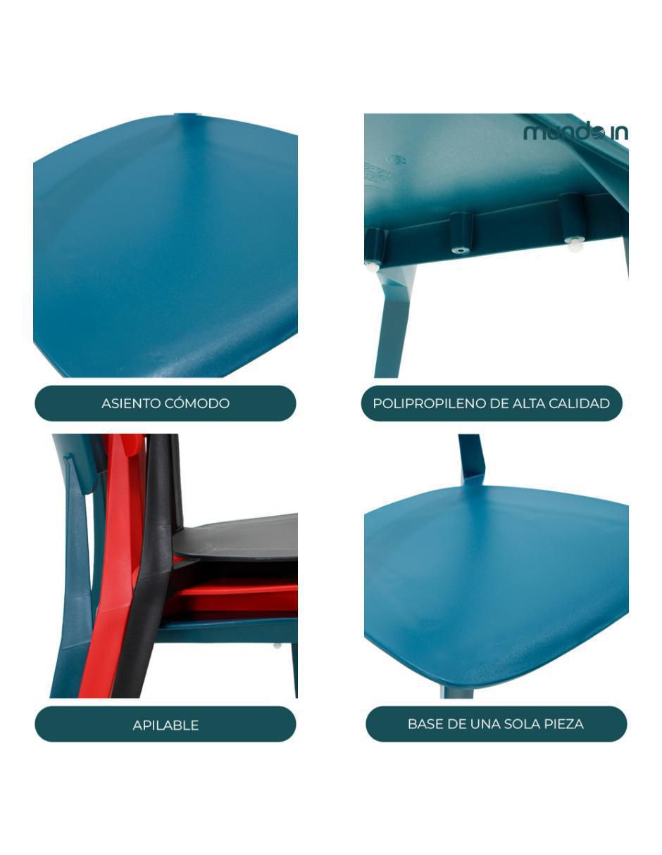 Comedor Lodi Exterior para 4 personas 6