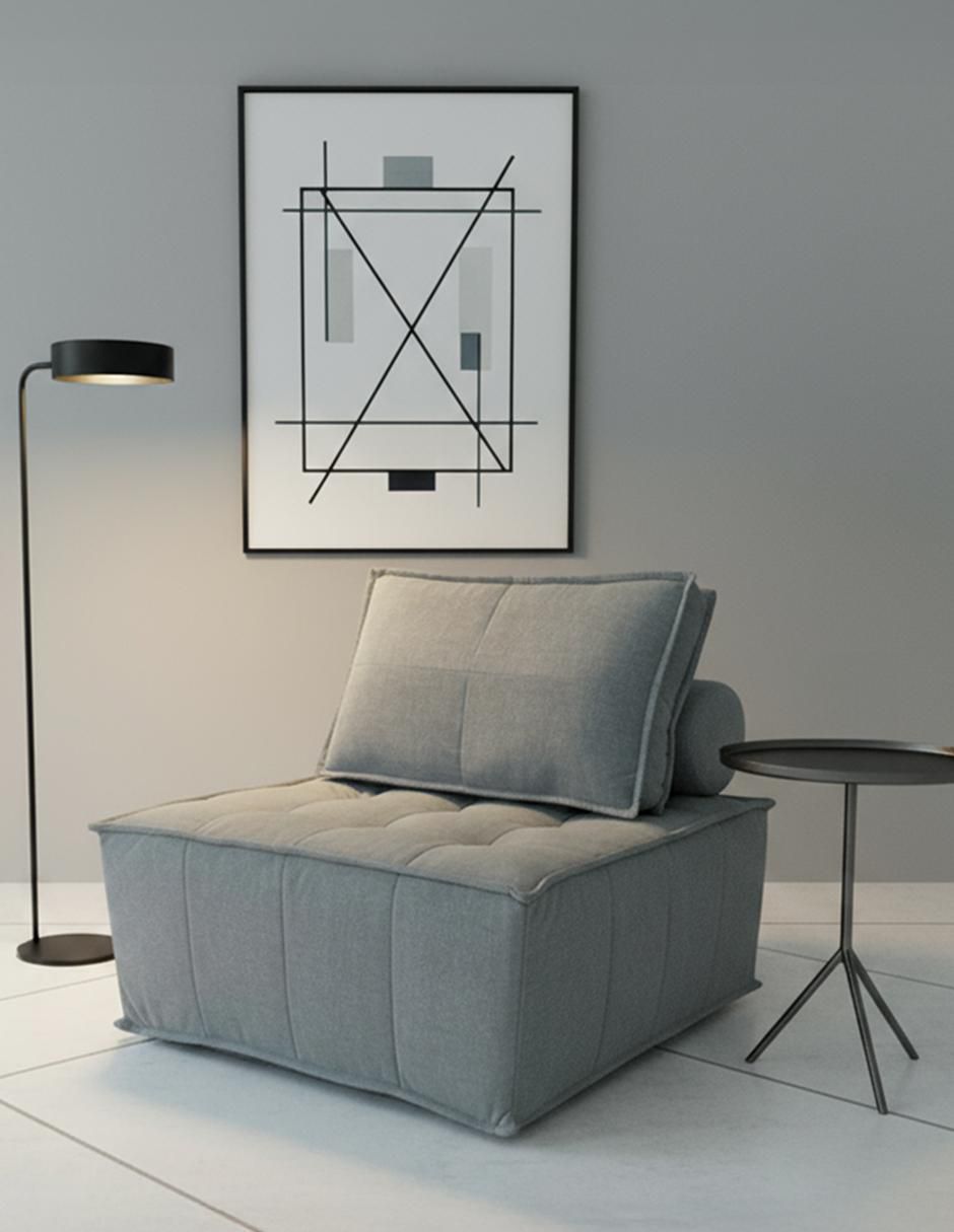 Sillón Turín de lino 3