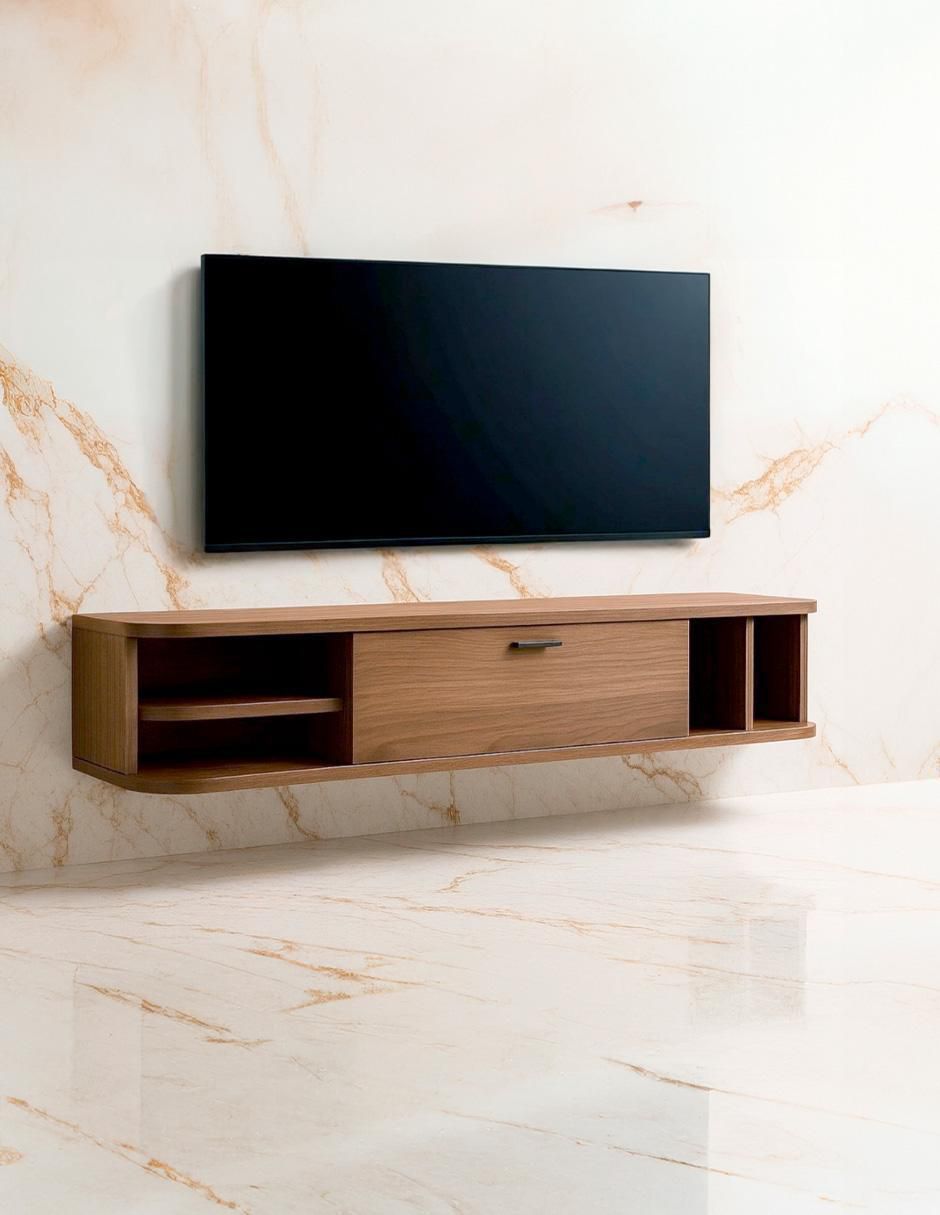 Mueble flotante para TV Baron de madera 4