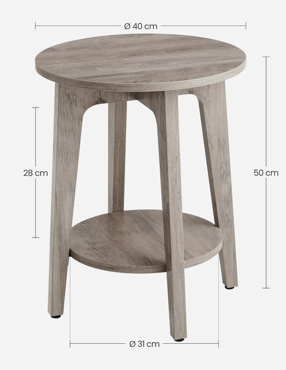 Mesa lateral armable Maezo 4