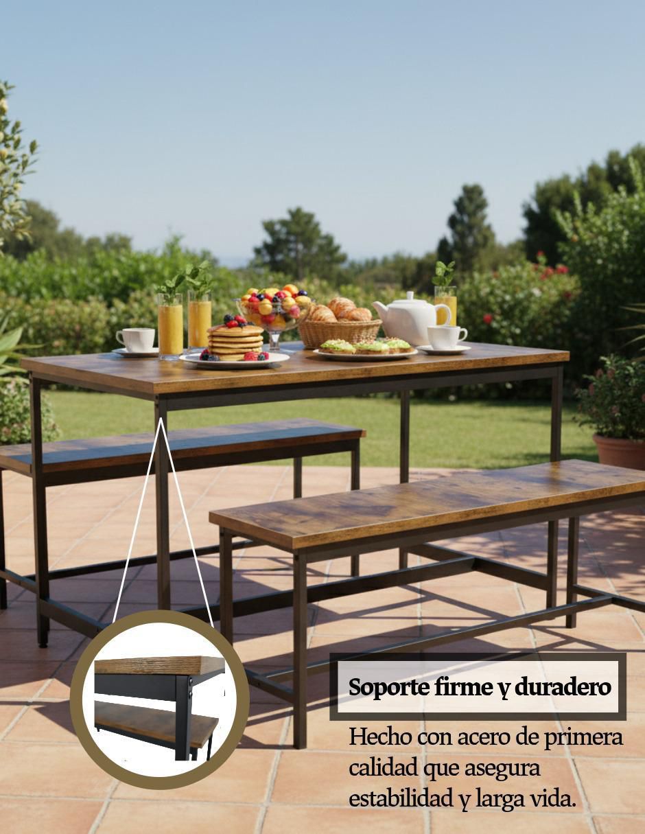Set mesa de centro armable de MDF 2
