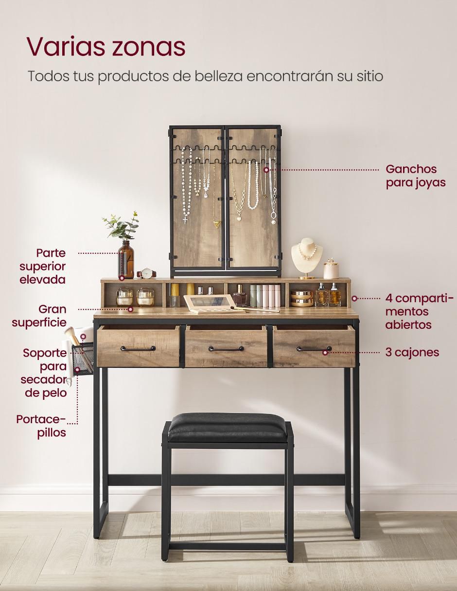 Tocador armable Dacey 3