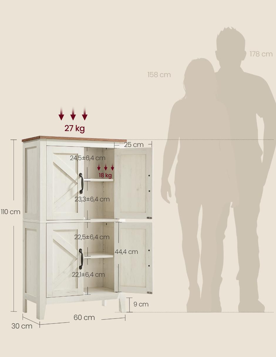 Gabinete armable Liry de MDF 4