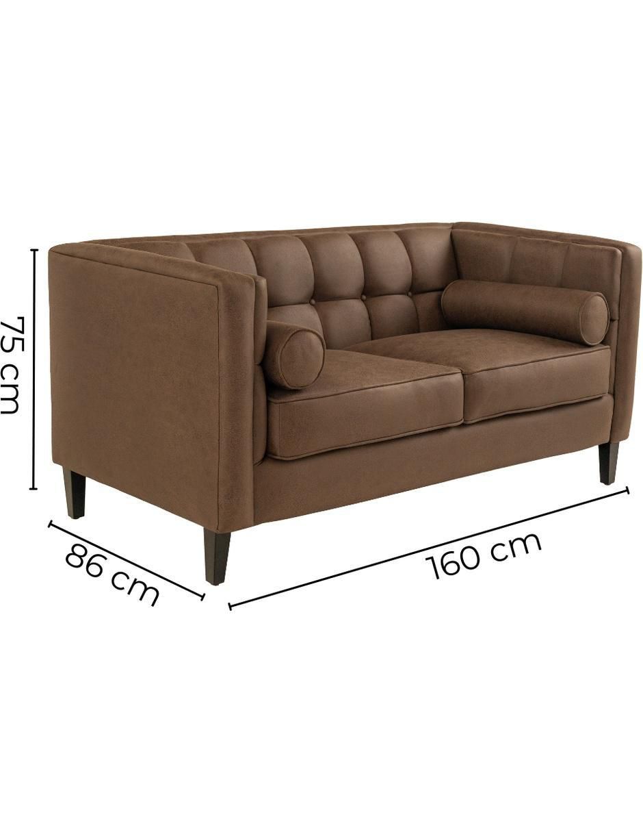 Love seat Madison de vinipiel 7