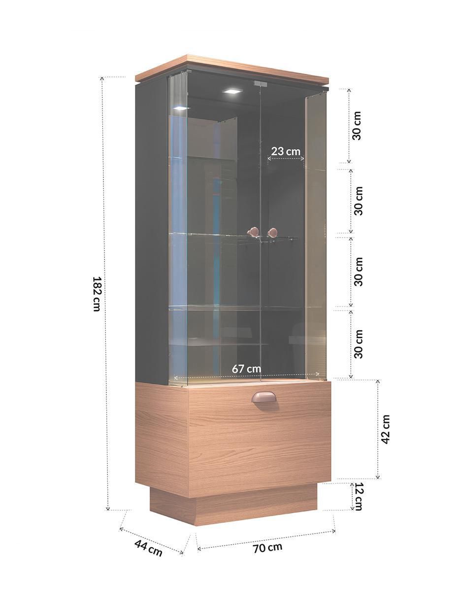 Vitrina armable de MDF 9