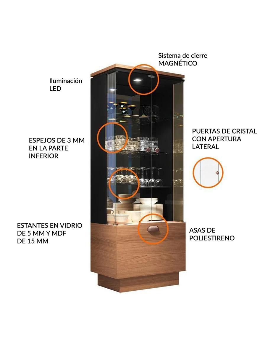 Vitrina armable de MDF 3