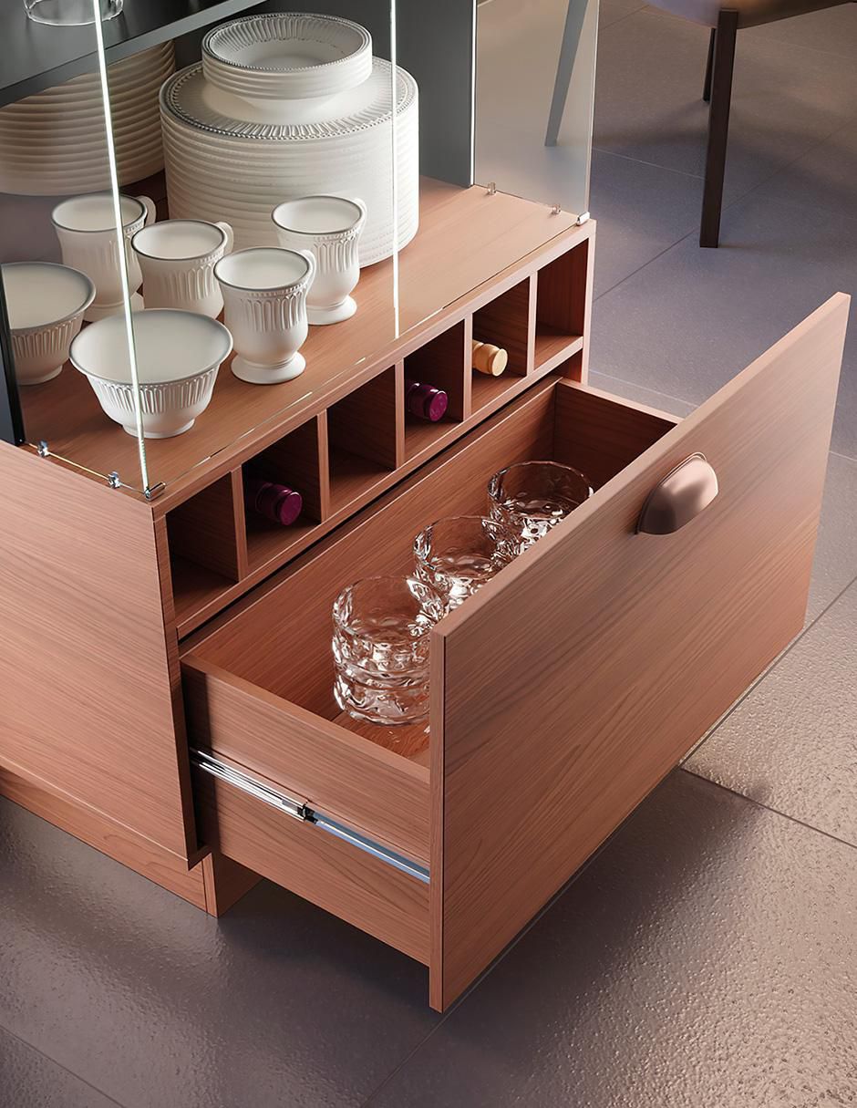 Vitrina armable de MDF 4