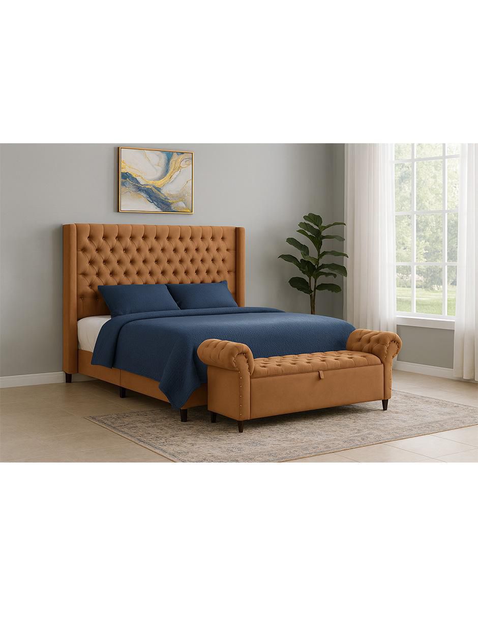 Pie de cama Sevilla de MDF 4