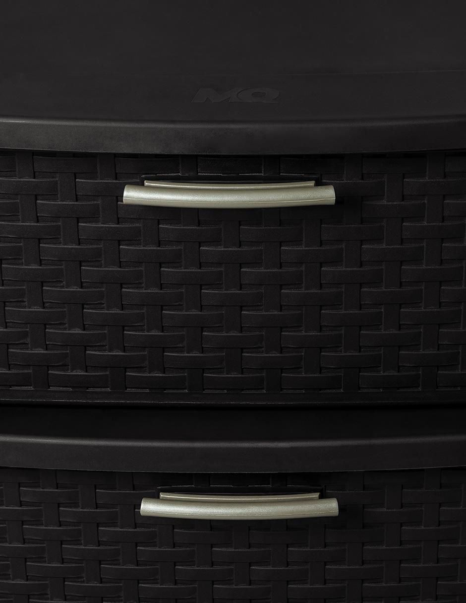Cajonera armable Organizador multiusos infinity 3 niveles de plástico 2