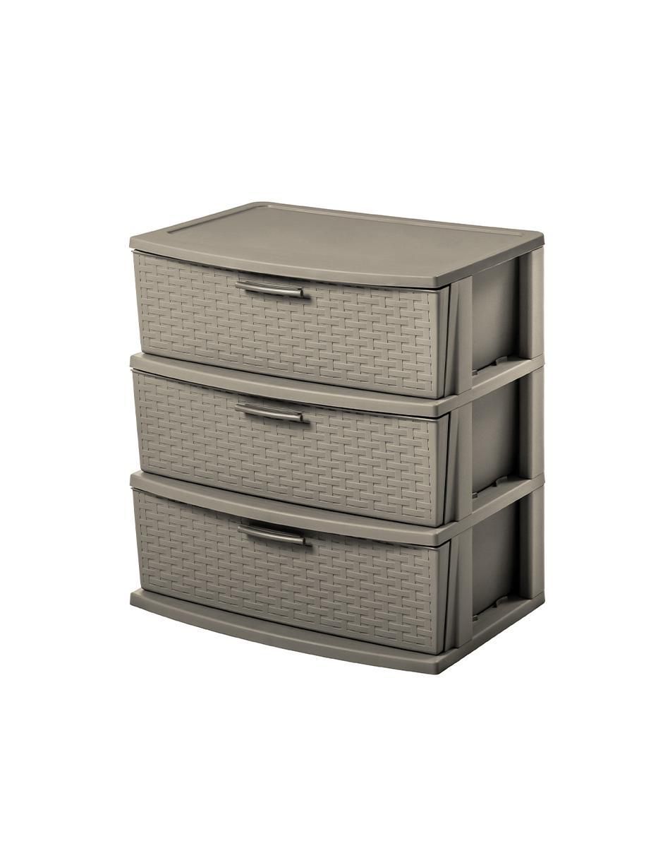 Cajonera armable 3 niveles Organizador multiusos infinity de plástico