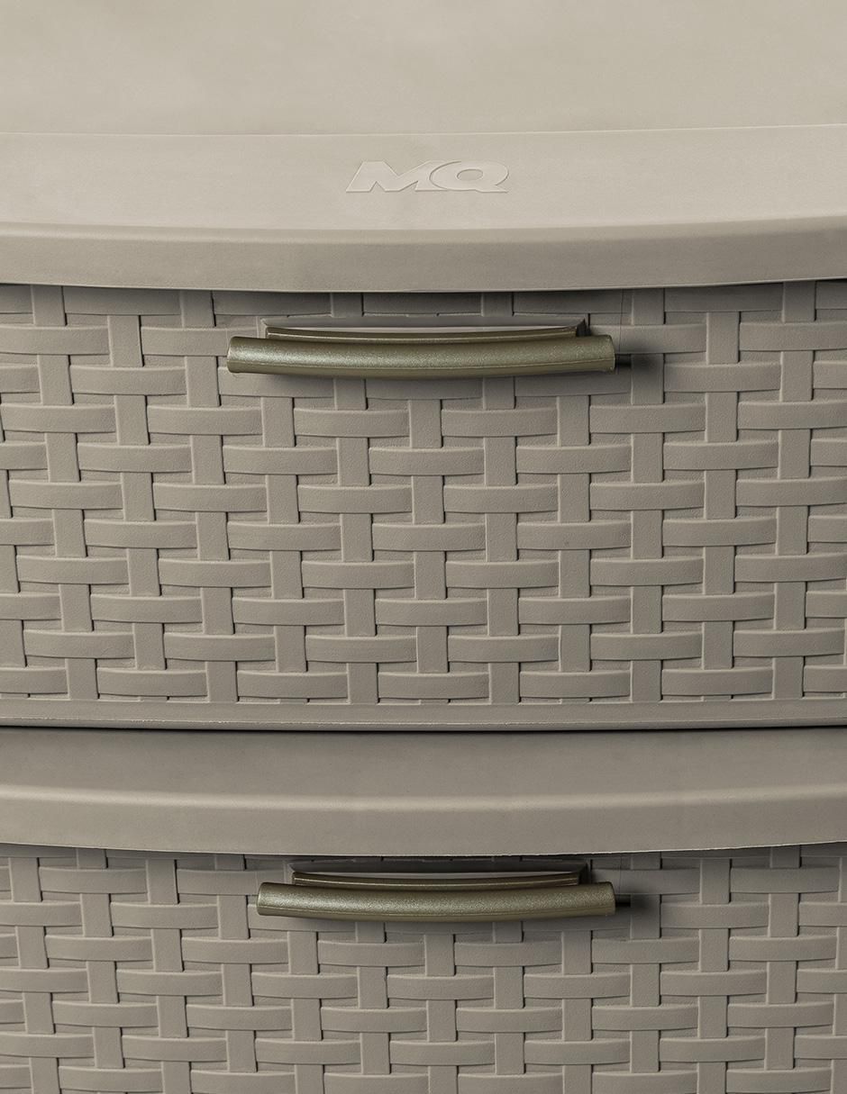 Cajonera armable 3 niveles Organizador multiusos infinity de plástico 3