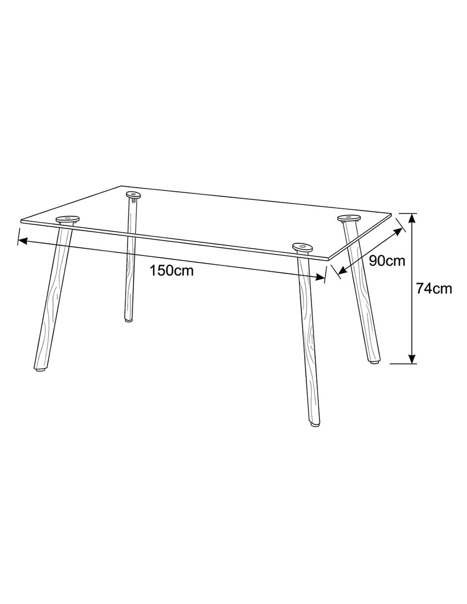 Mesa de comedor Norden 10