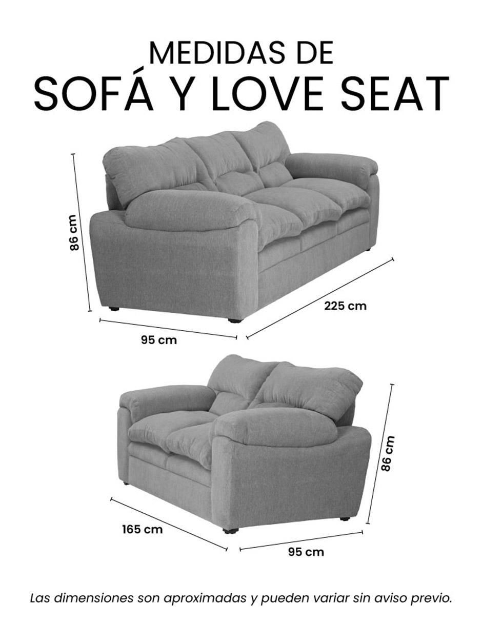 "sala 2 piezas" cosmo trinity "de" madera