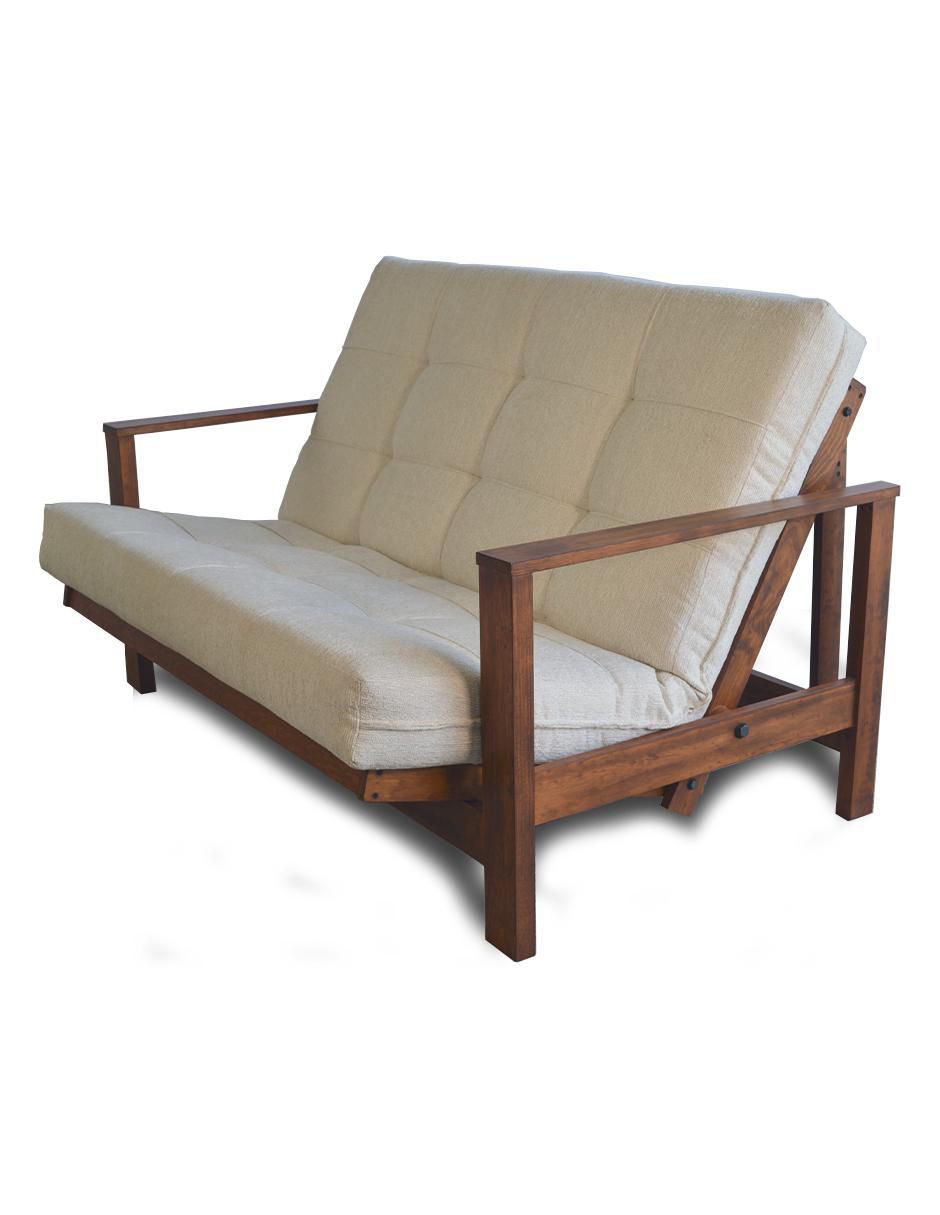 Sofá cama de madera pino 2
