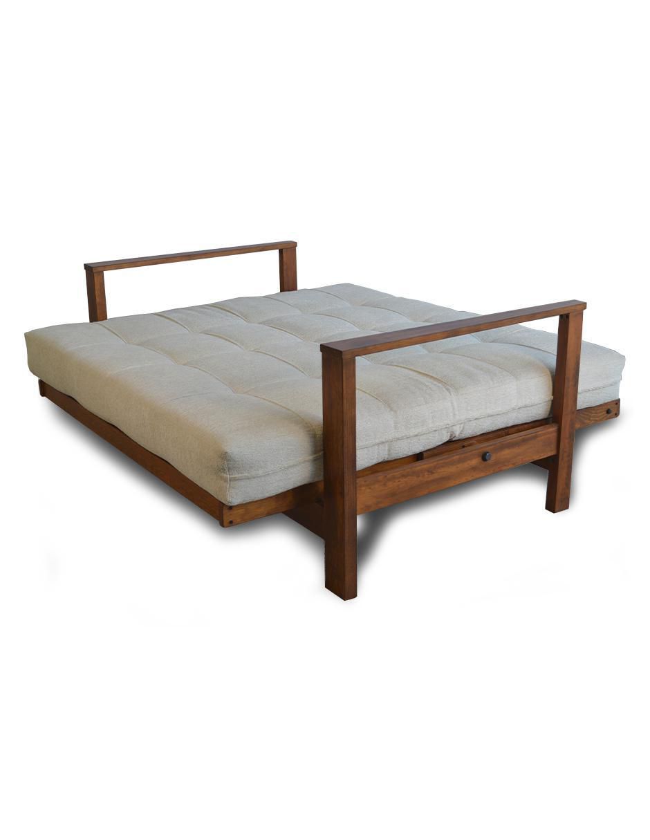 Sofá cama de madera pino 4