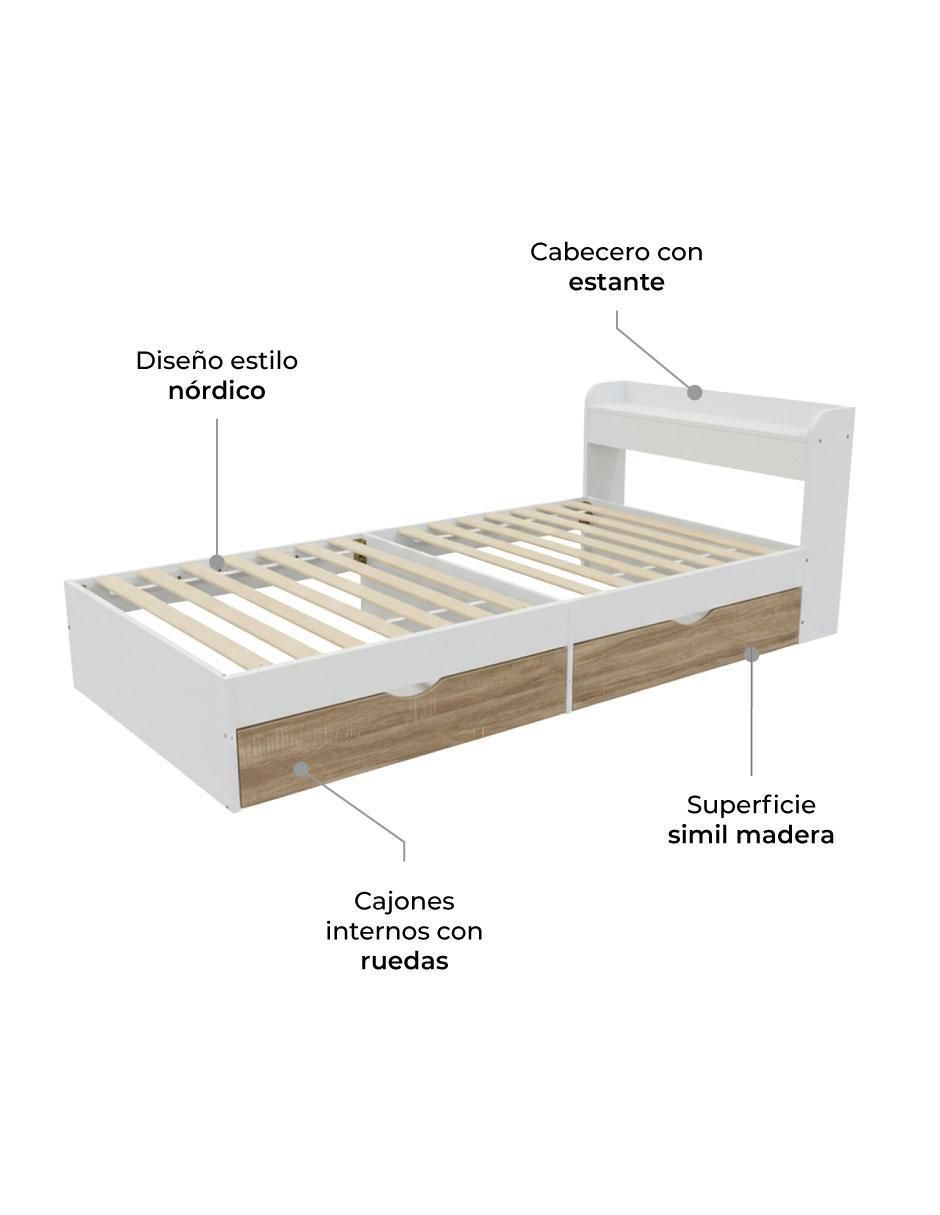 Base para cama armable sin 3