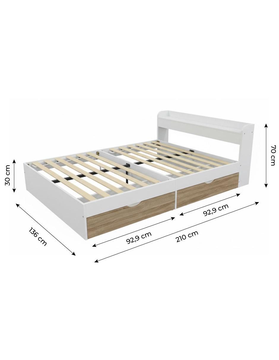Base para cama armable sin