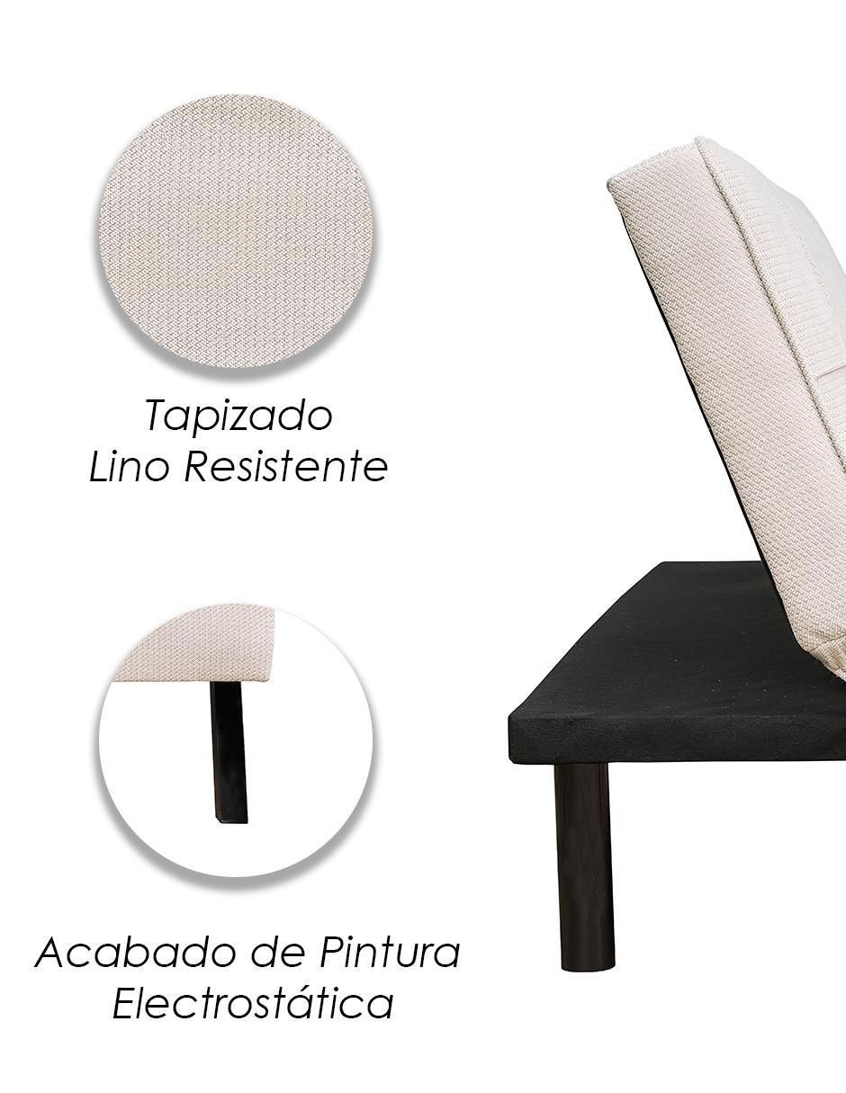 Sofá cama armable Urban de lino 4