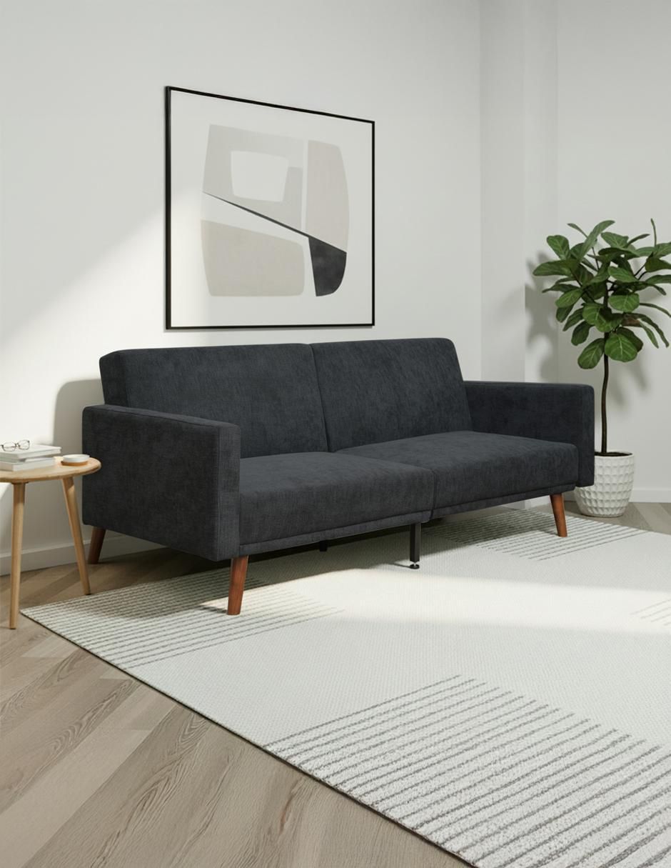 Sofá cama armable Aren de lino 3