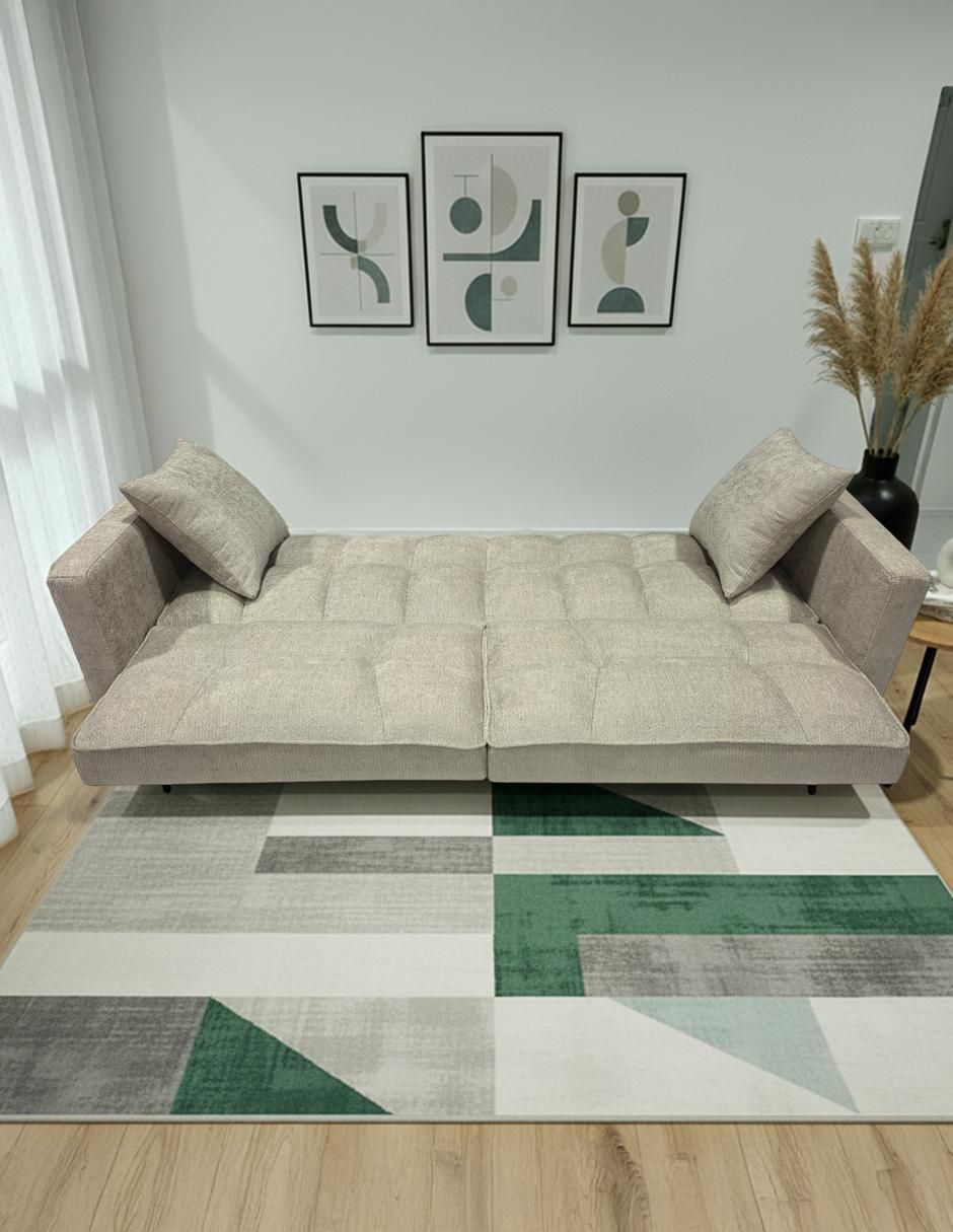 "futón/sofá cama" sí zen "de" tela 4