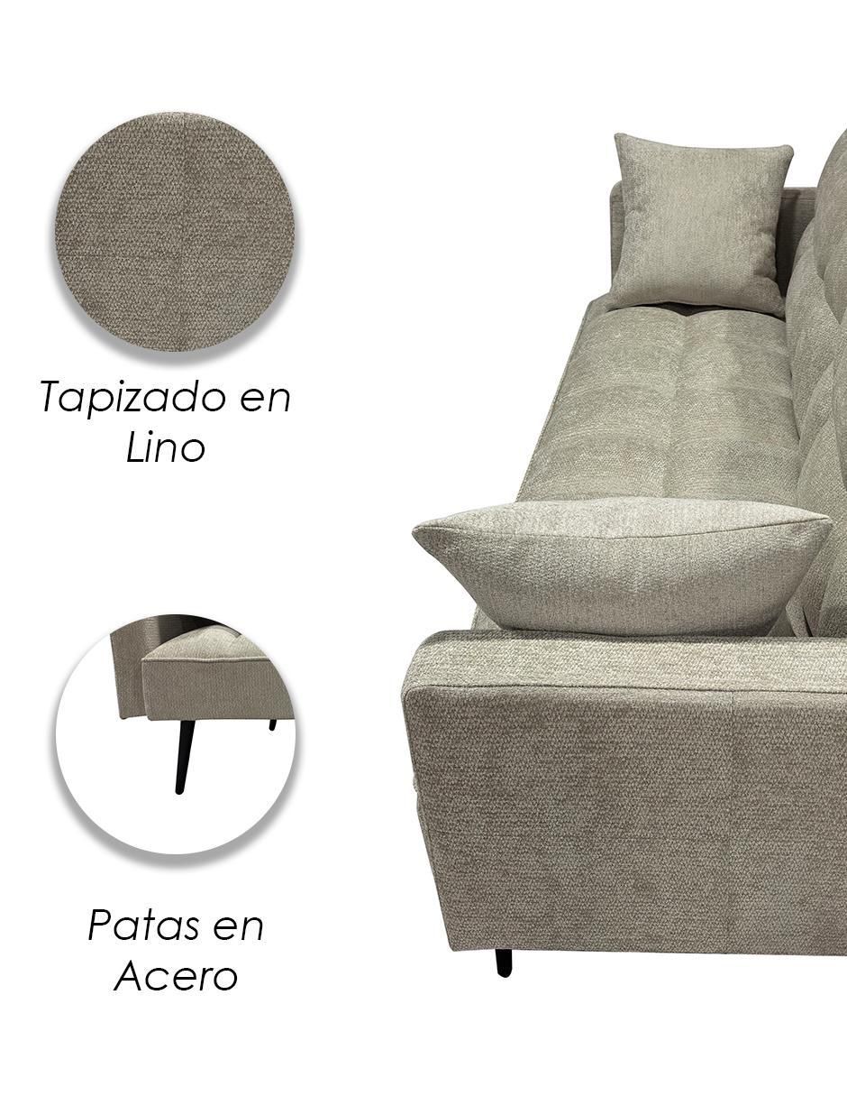 "futón/sofá cama" sí zen "de" tela 6