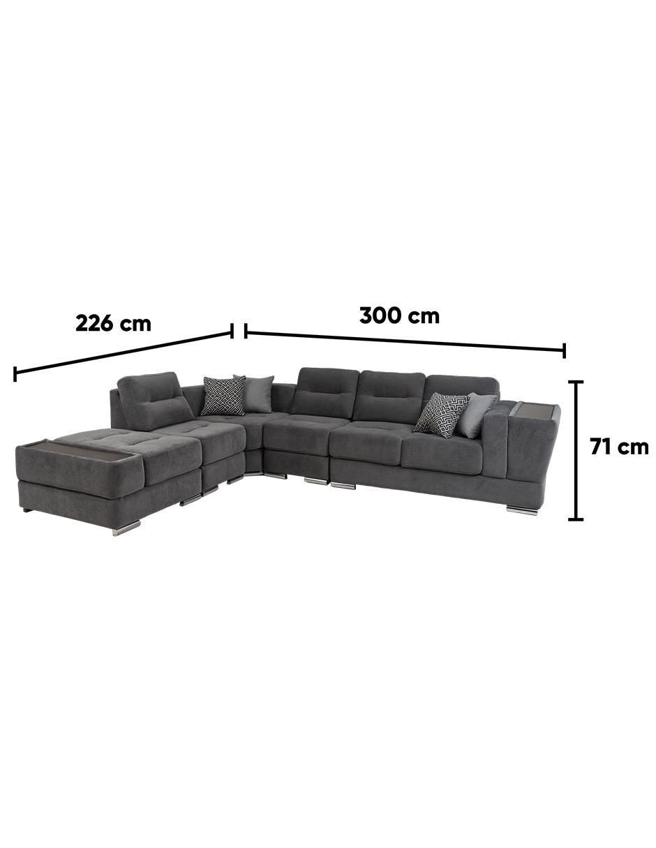 Sala modular Mastretta de tela 6