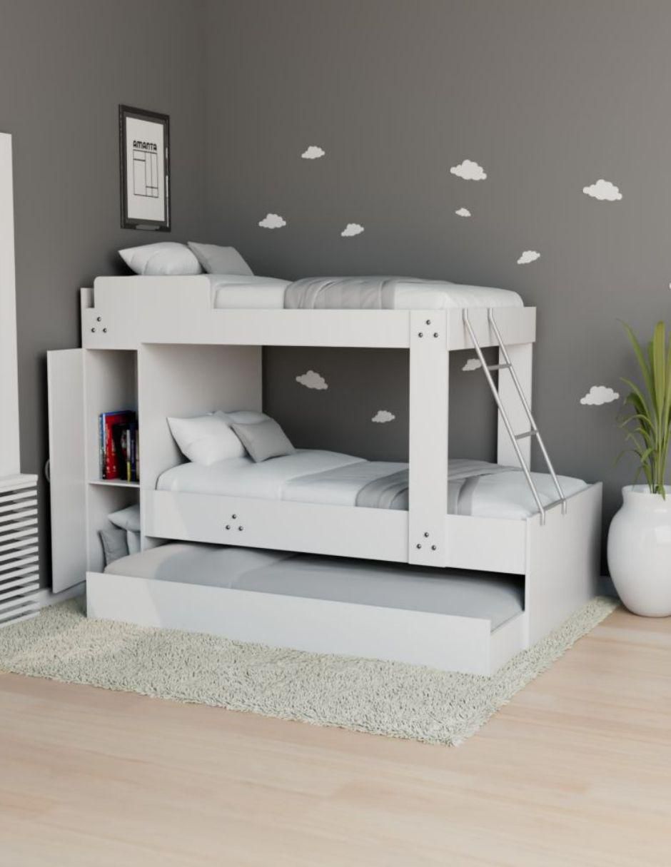 Litera Trilitera Litera Triple de MDF individual 3