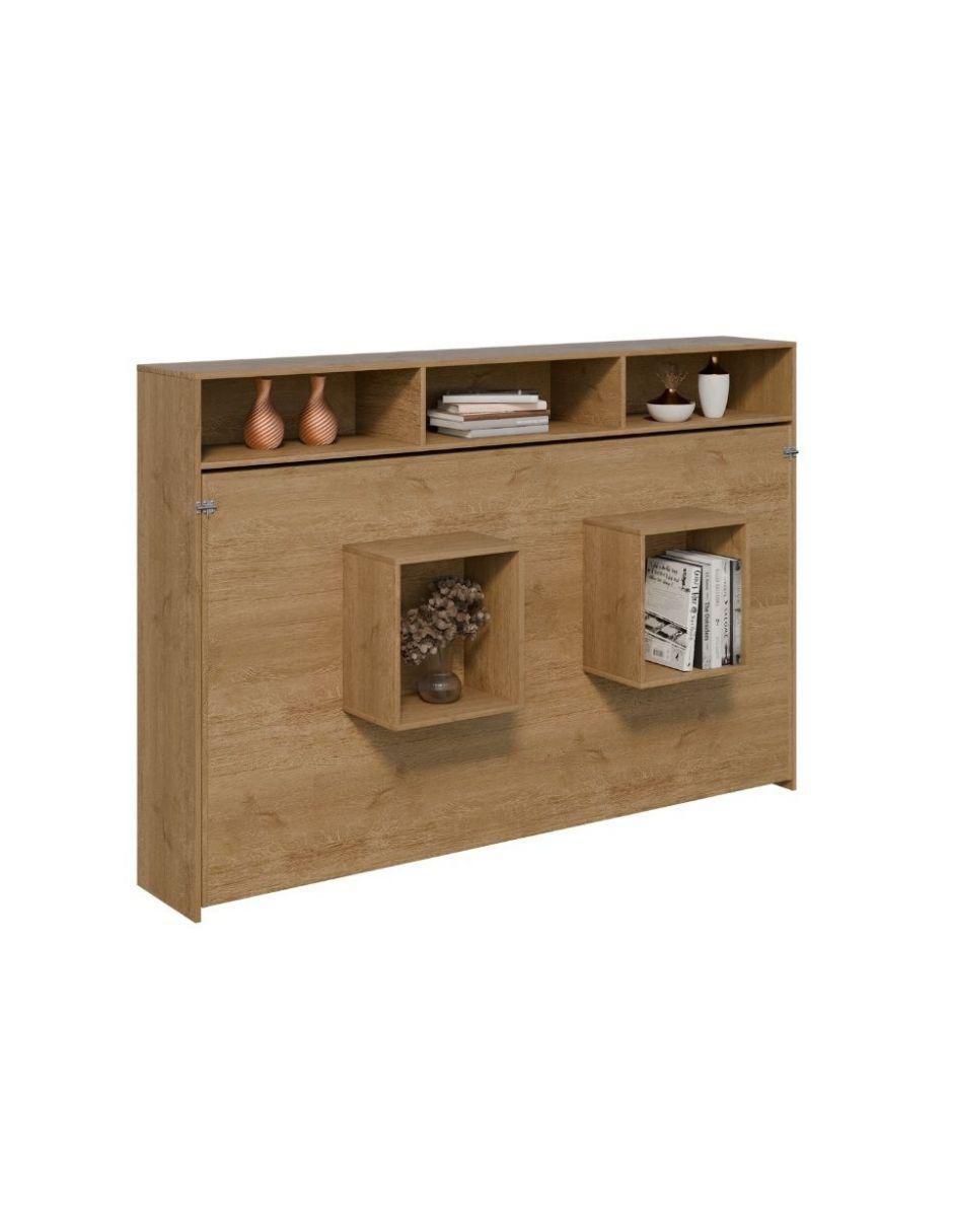 Cama Abatible con repisas de mdf individual 3