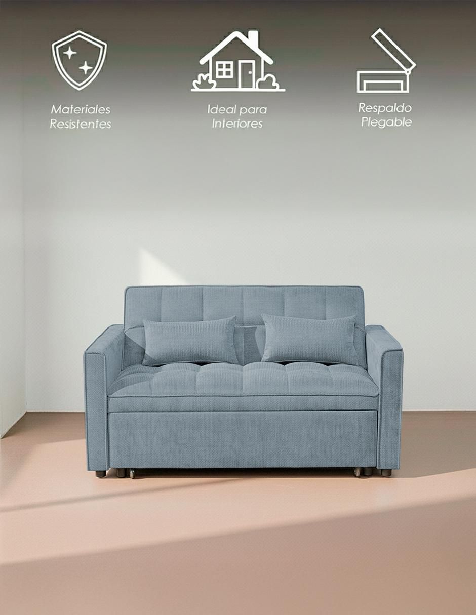Sofá cama armable Nova de tela 2
