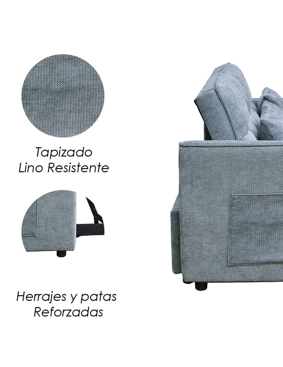 Sofá cama armable Nova de tela 6