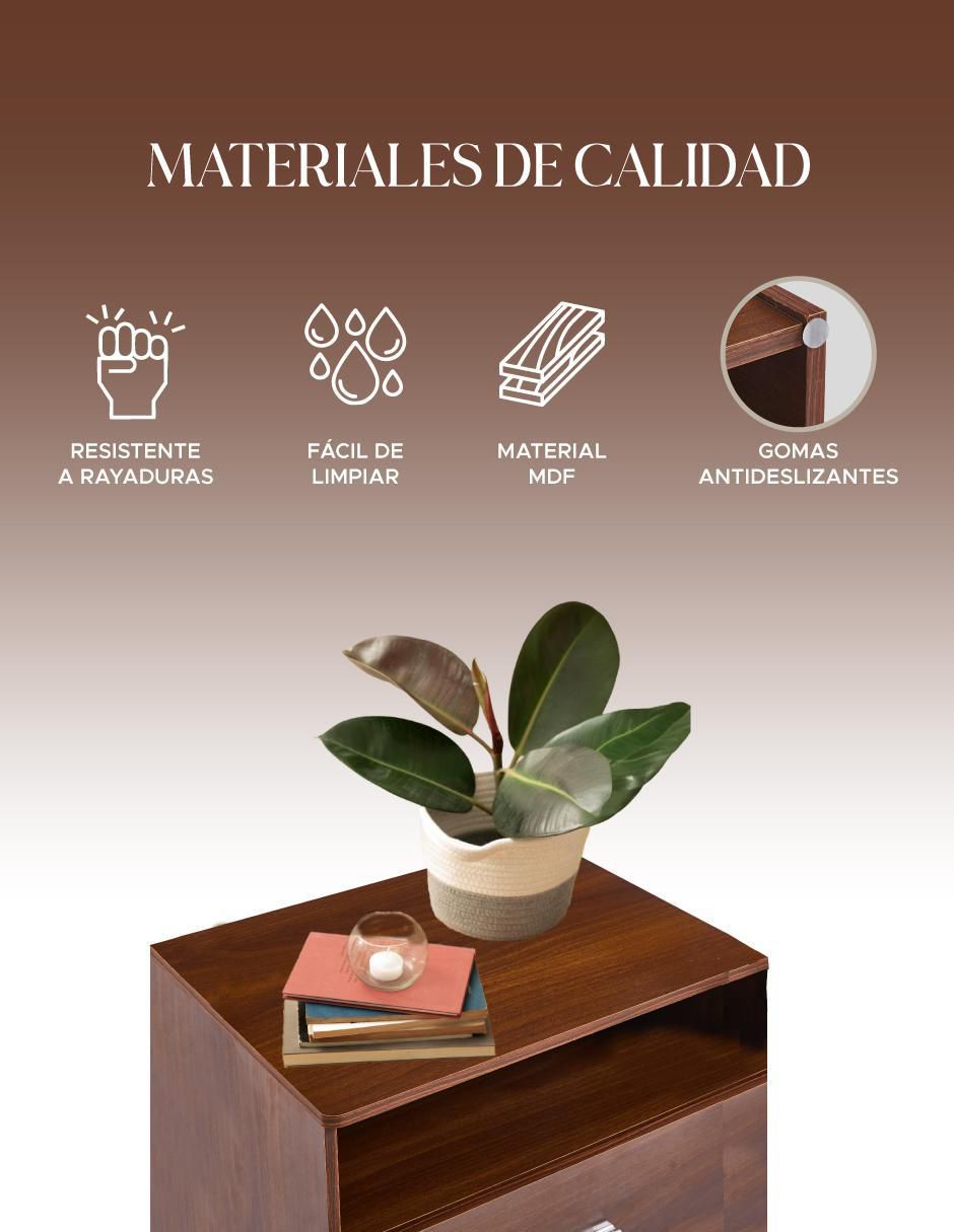 Set de buró armable 2 Cajones de MDF 5