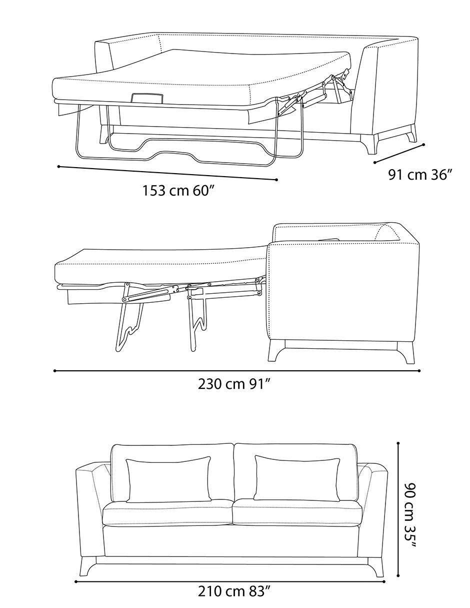 Sofá cama Koral 9