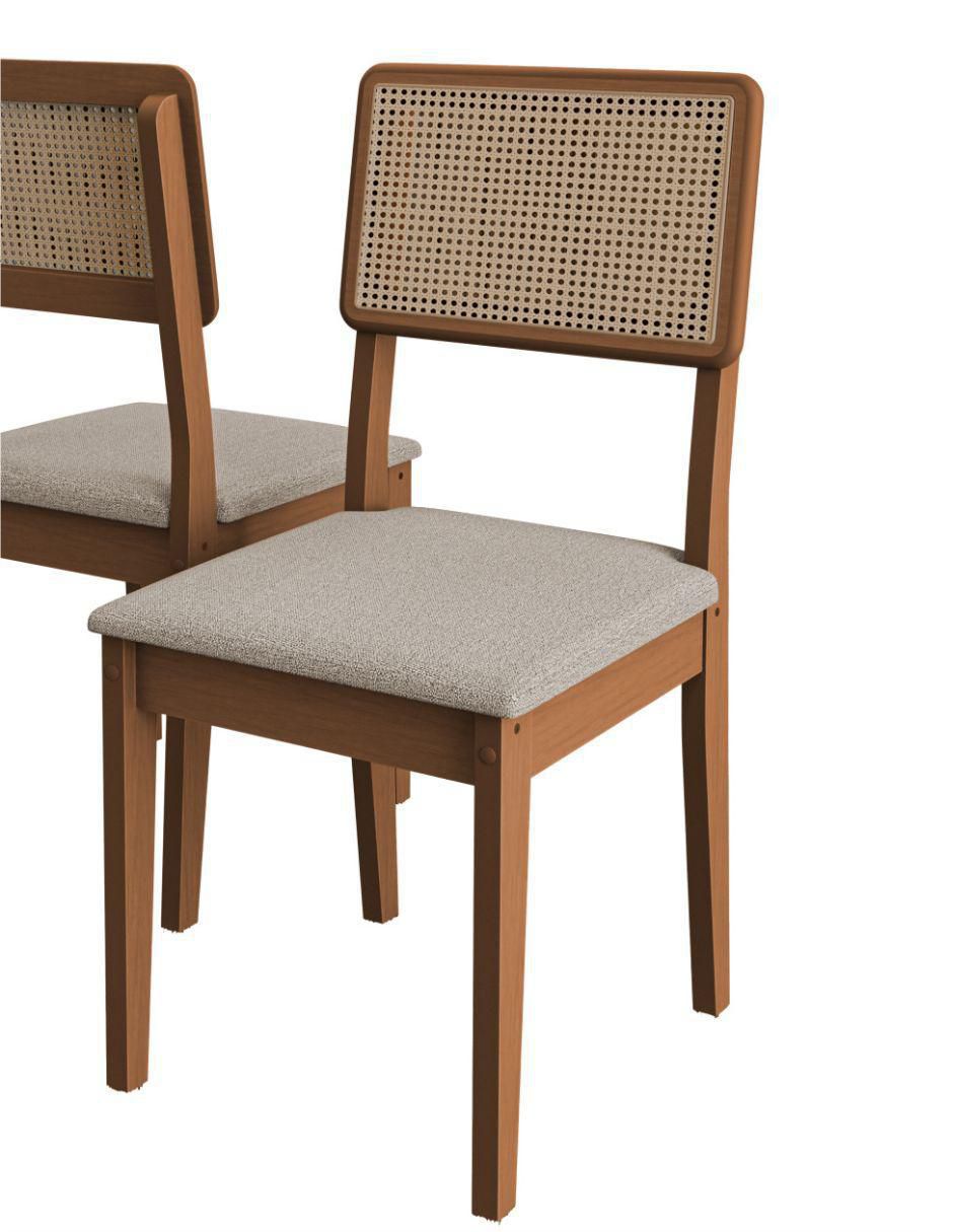 Set de sillas 2 piezas de madera 2