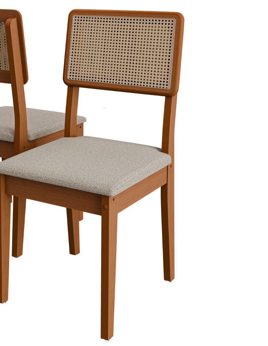 Set de sillas 2 piezas de madera 2