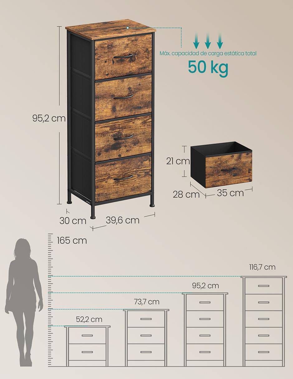 Cómoda Bellah de MDF 5