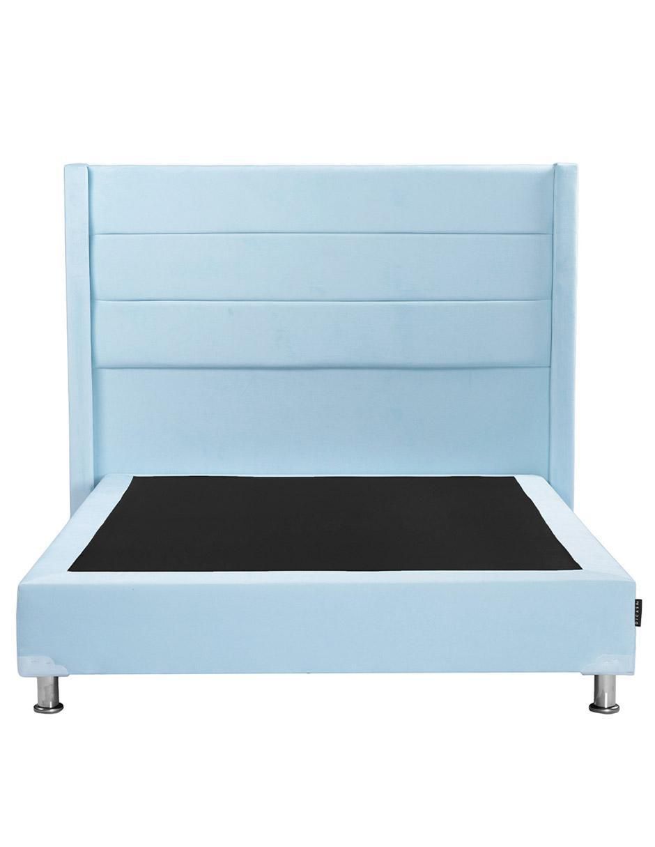 Cama Lugo Box de madera y tela 2