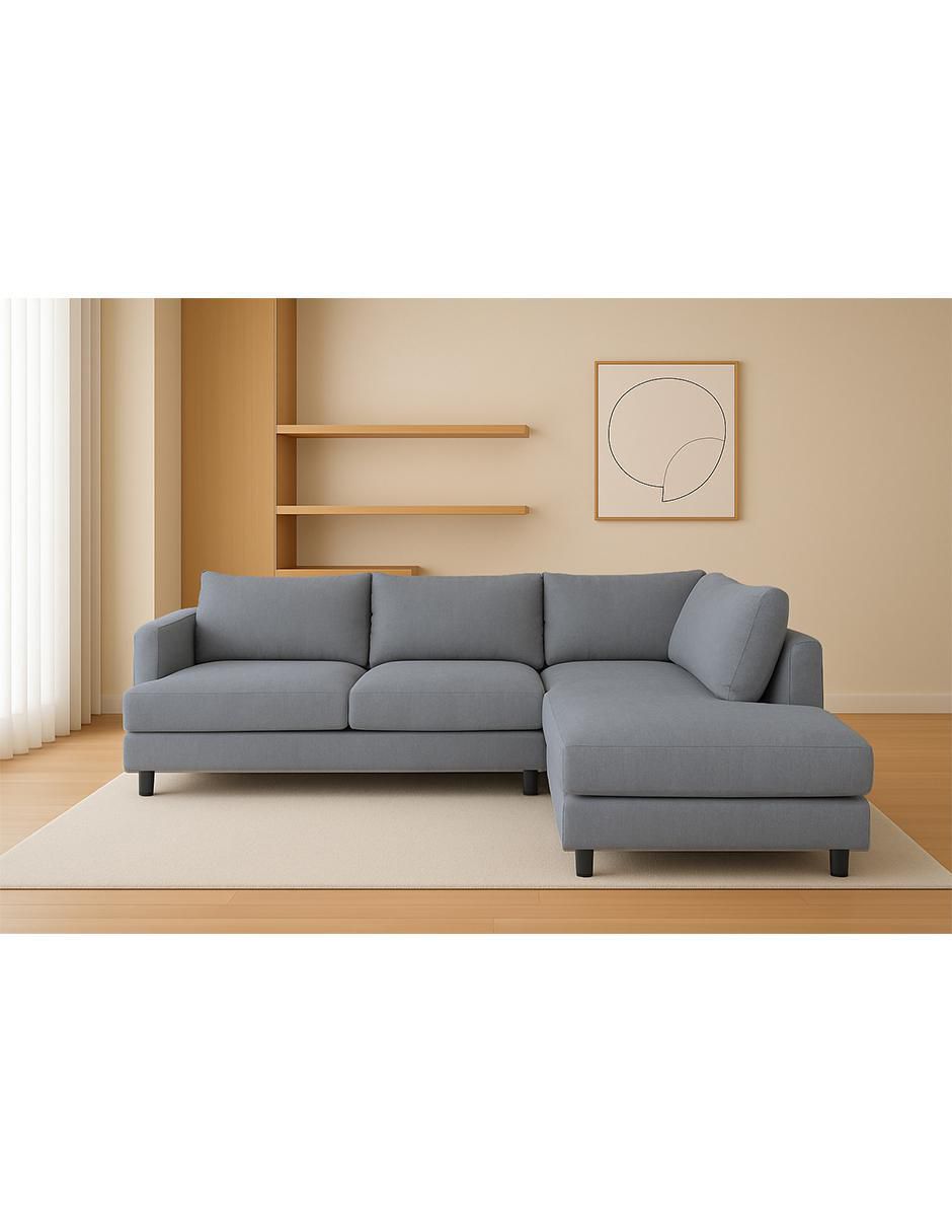 Chaise lounge dererecho Silicia de tela 4