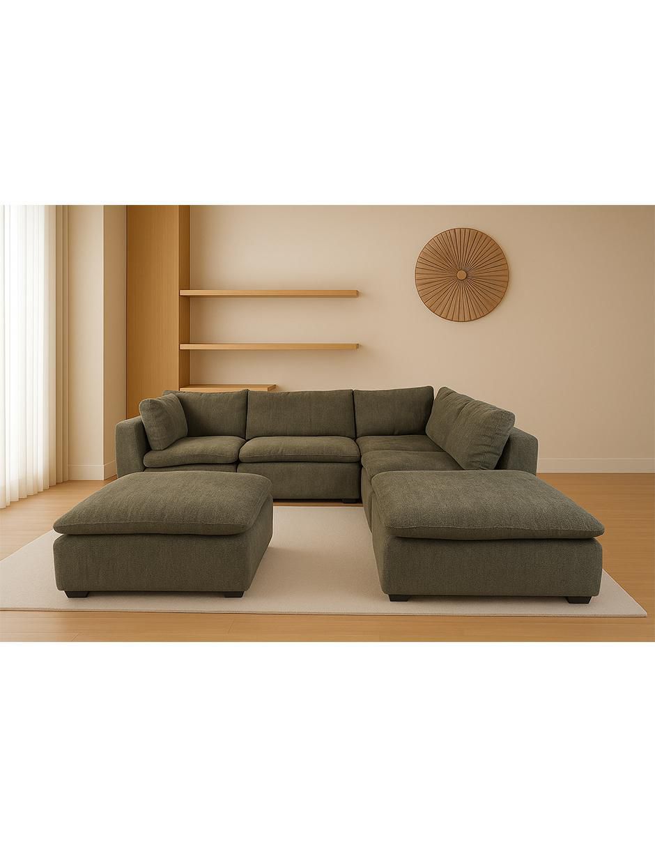 Sala modular Pisa de tela 4