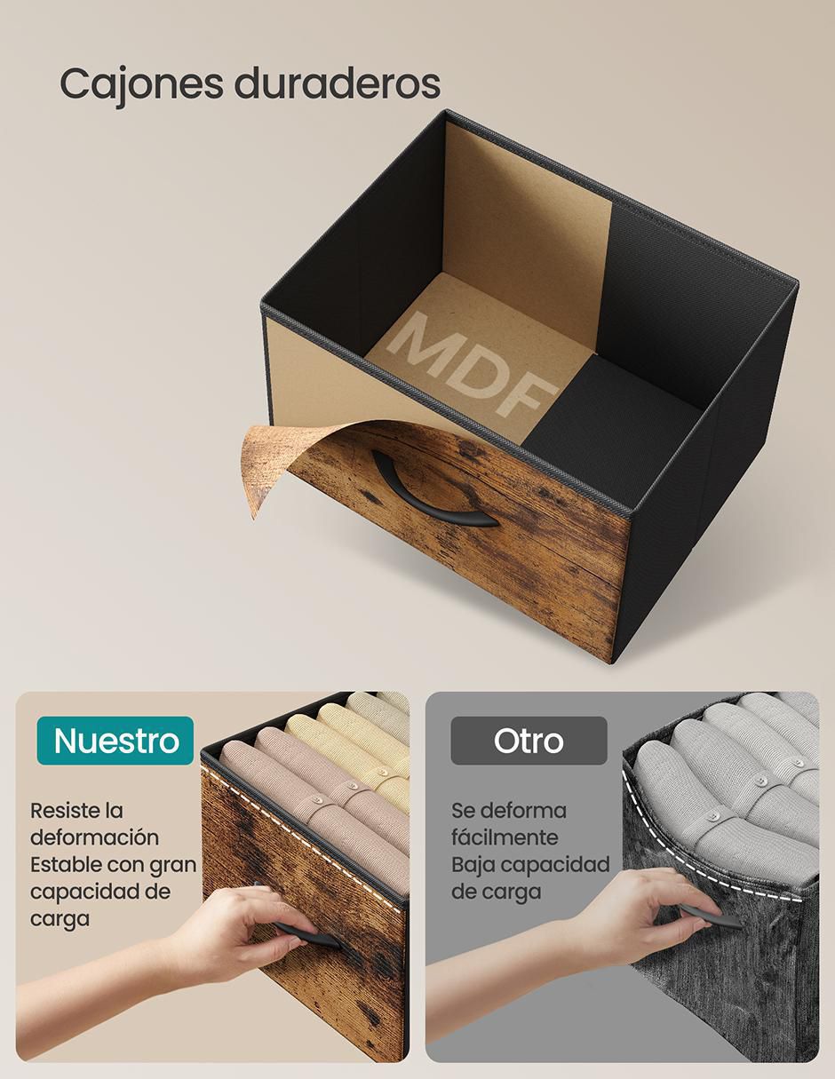 Cómoda bellah de MDF 4